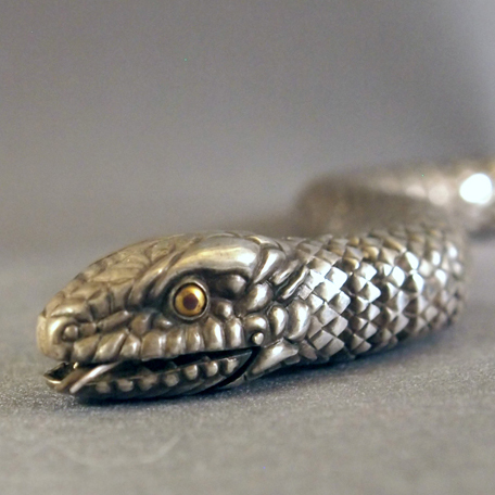 Sterling Silver Articulated Snake